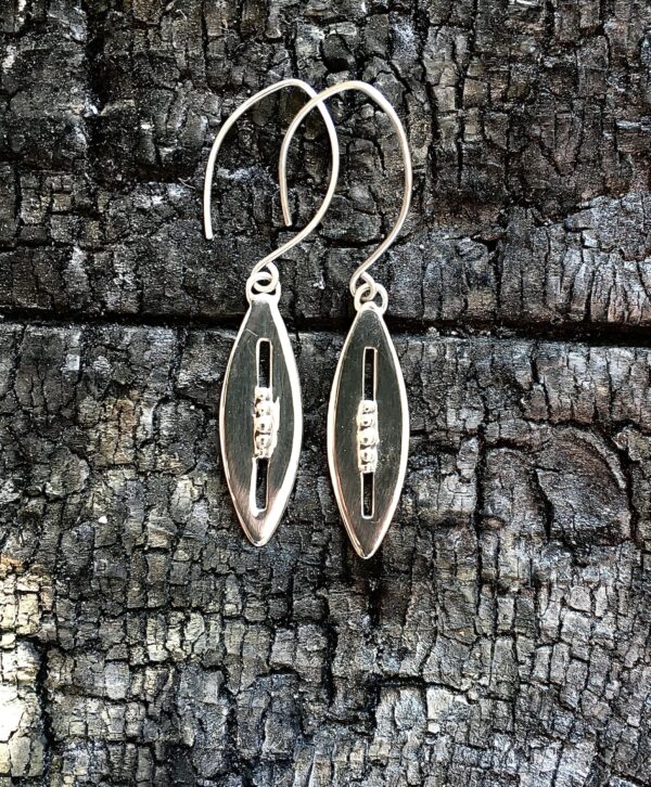 Boucles d'oreilles "Navette"